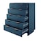 Manhattan Comfort Granville 45.27 Tall Dresser in Midnight Blue DR-5024 - alternate 7